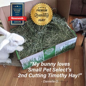 Small Pet Select Second Cut Timothy Hay Small Animal Food, 12-lb box