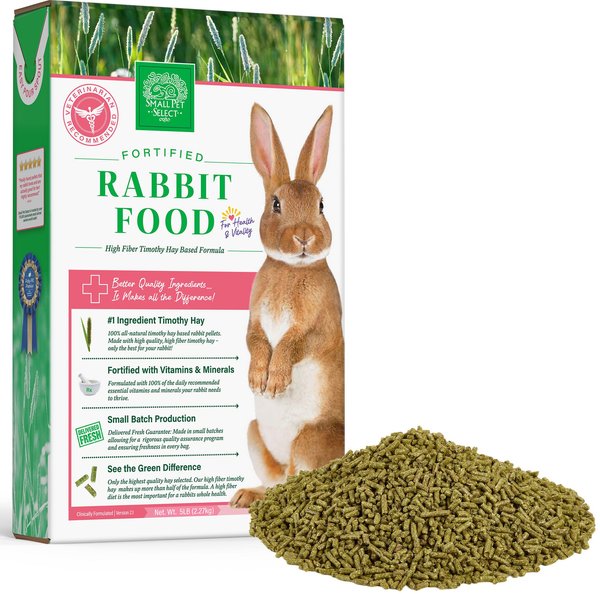 Small Pet Select Timothy Based Rabbit Food, 5-lb bag slide 1 of 3