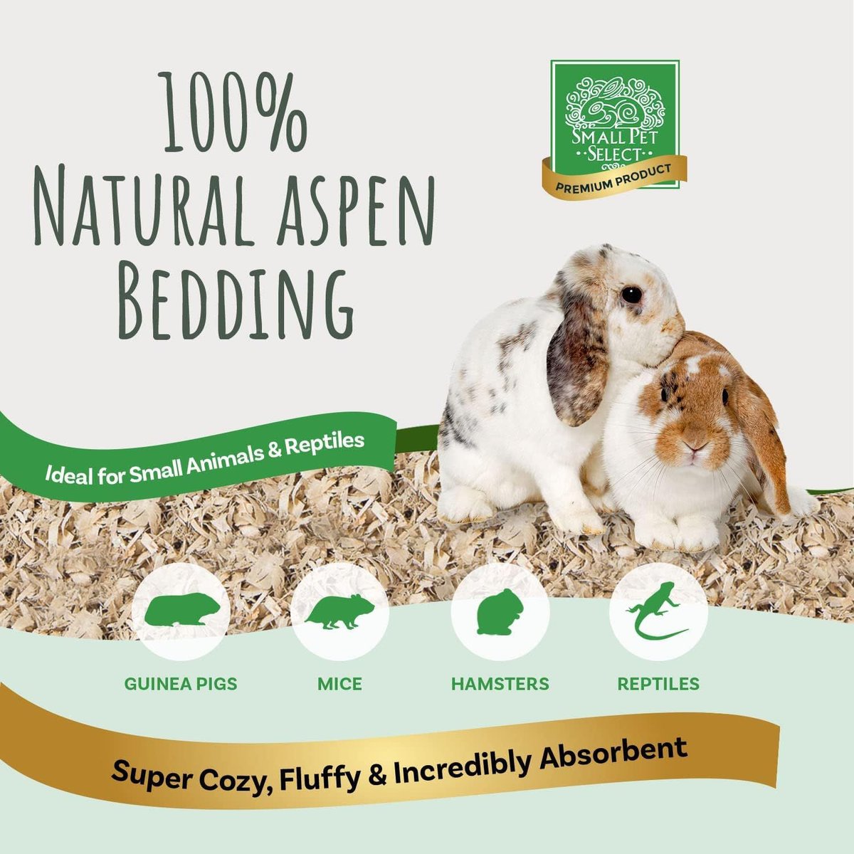SMALL PET SELECT Small Pet Aspen Bedding, 113-L bag - Chewy.com