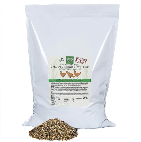 Small Pet Select Corn, Soy & GMO Free Poultry Layer Feed, 25-lb bag slide 1 of 3