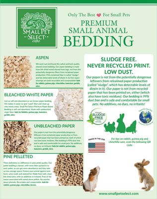 Show full view: Small Pet Select Premium Paper Small Animal Bedding, 56-L bag slide 3 of 4