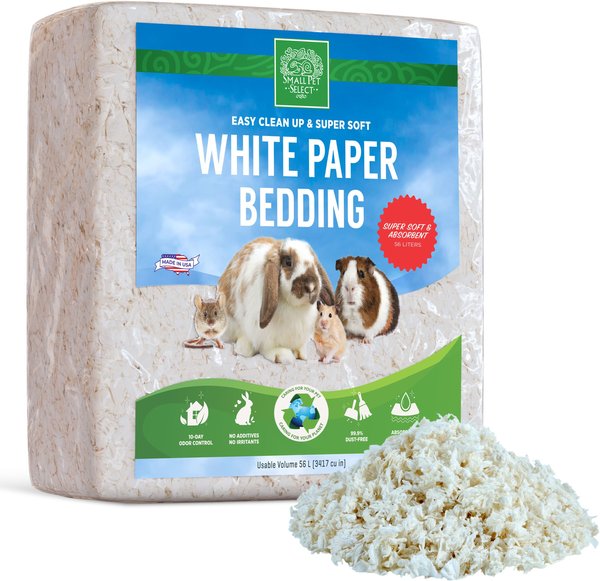Small Pet Select Premium Unbleached White Paper Small Animal Bedding, 56-L bag slide 1 of 3