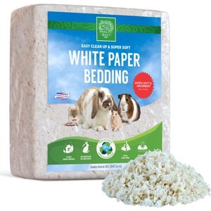 Small Pet Select Premium Unbleached White Paper Small Animal Bedding, 56-L bag