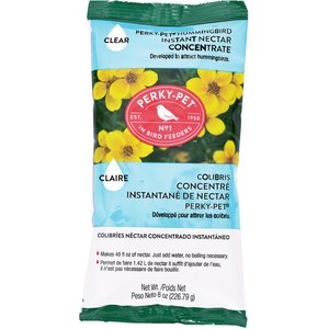 Perky-Pet Instant Nectar Concentrate Clear Hummingbird Food, 8-oz bag