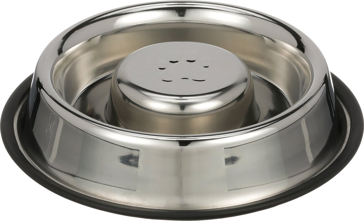 Stainless slow on sale feed dog bowl