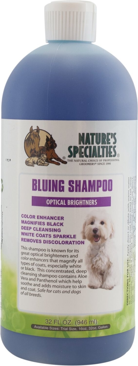 NATURE'S SPECIALTIES Bluing Dog Shampoo, 32oz bottle
