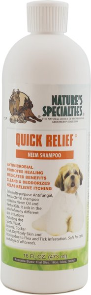 Nature's Specialties Quick Relief Neem Dog Shampoo, 16-oz bottle slide 1 of 1