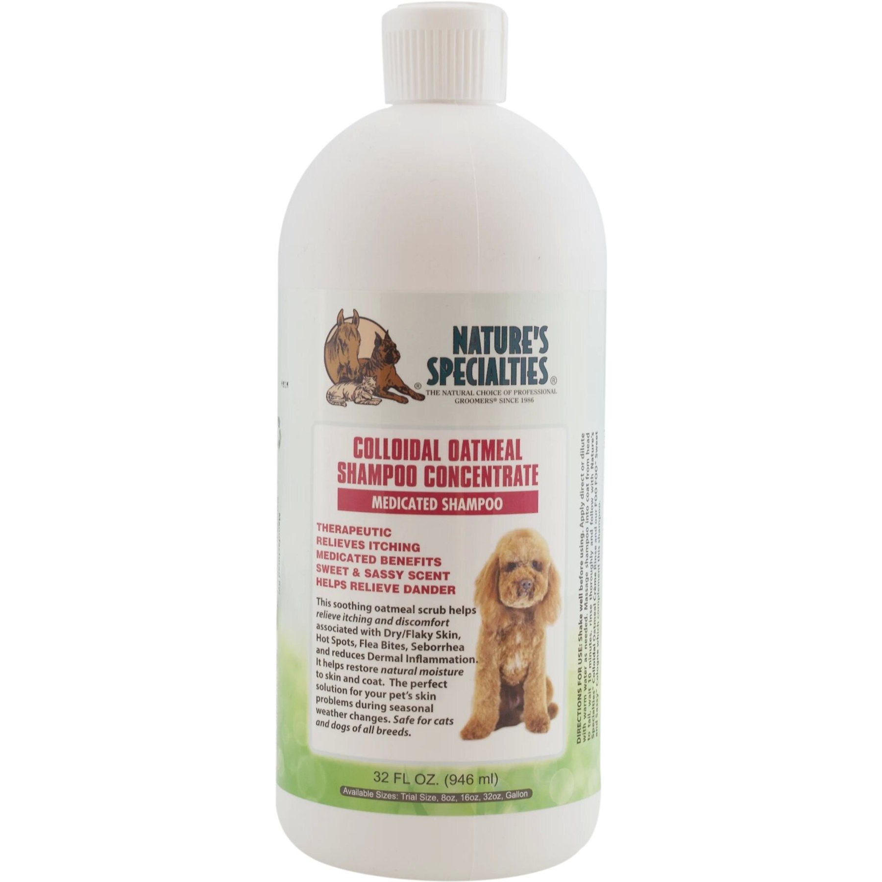 Oatmeal medicated 2024 dog shampoo