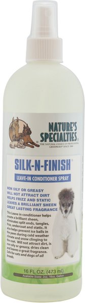 Nature's Specialties Silk-N-Finish Leave-In Dog Conditioner Spray, 16-oz bottle slide 1 of 1