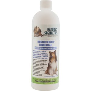 Nature's Specialties Quicker Slicker Concentrate Dog Conditioning Spray, 16-oz bottle