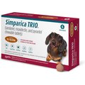 Simparica Trio Chewable Tablet for Dogs, 11.1-22.0 lbs, (Caramel Box), 6 Chewable Tablets (6-mos. supply)