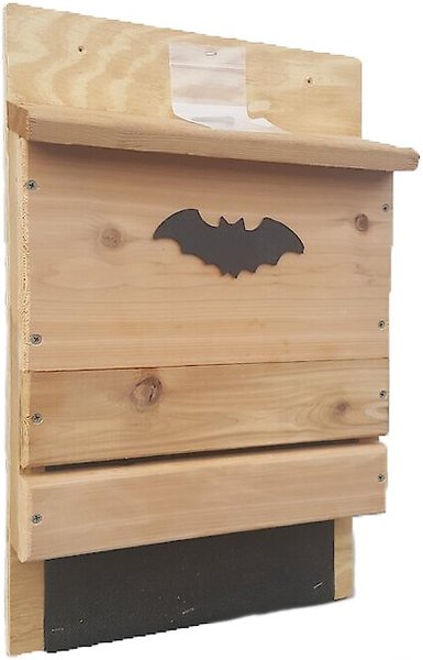 Bird Houses by Mark Single Chamber Cedar Bat House