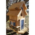 Bird Houses by Mark Chesapeake Cedar Bird House, Blue