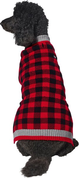 Frisco Buffalo Plaid Dog & Cat Sweater, Red, XXX-Large slide 1 of 8