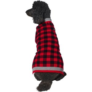 Frisco Buffalo Plaid Dog & Cat Sweater, Red, XXX-Large
