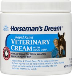 Manna Pro Horseman's Dream Aloe Vera Veterinary Horse Cream, 16-oz bottle