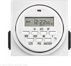 AquaEuroUSA Dual Outlet Programmable Weekly Digital Aquarium Timer