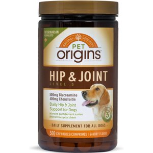Pet Origins Hip & Joint Support Level 3 Dog Supplement, 300 count