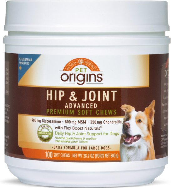 Discontinued - PET ORIGINS Advanced Hip & Joint Large Soft Chew Dog ...