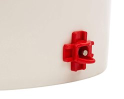RentACoop Square 4-Port Chicken Waterer with No-Roost Cap, 2-gallon bucket slide 2 of 7