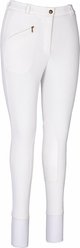 TuffRider Ladies Ribb Knee Patch Breeches, White, 28
