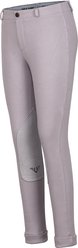 TuffRider Children's Whimsical Horse Embroidered Pull-On Jodhpurs, Lilac Gray, 8