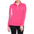 TuffRider Ladies Ventilated Technical Long Sleeve Sport Shirt, Hot Pink, Large