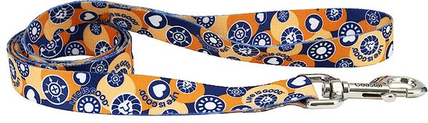 LIFE IS GOOD Styles Polyester Dog Leash, 6-ft long, 3/8-in wide slide 1 of 4
