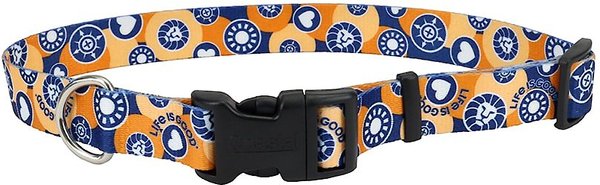 LIFE IS GOOD Styles Polyester Dog Collar, 8 to 12-in neck, 3/8-in wide slide 1 of 6