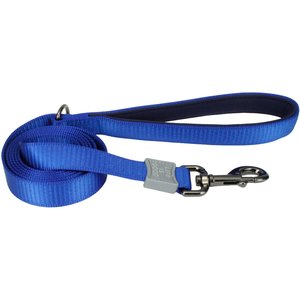 LIFE IS GOOD Polyester Dog Leash, Blue, 6-ft long, 1-in wide