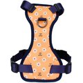 LIFE IS GOOD Canvas Overlay Good Vibes Polyester Dual Clip Dog Harness, Yellow, 20 to 30-in chest