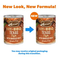 Merrick Grain-Free Wet Dog Food Slow-Cooked BBQ Texas Style with Braised Beef, 12.7-oz can, case of 12 slide 2 of 9