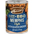 Merrick Grain-Free Wet Dog Food Slow-Cooked BBQ Memphis Style with Glazed Chicken, 12.7-oz can, case of 12