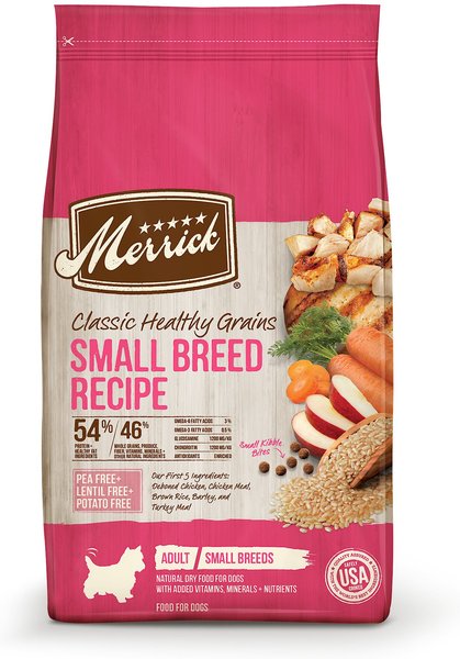 Merrick Classic Healthy Grains Small Breed Recipe Adult Dry Dog Food, 12-lb bag slide 1 of 10
