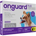 Onguard Plus Flea & Tick Spot Treatment for Dogs, 5-22 lbs, 3 Doses (3-mos. supply)