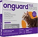Onguard Plus Flea & Tick Spot Treatment for Cats, over 1.5 lbs, 3 Doses (3-mos. supply)