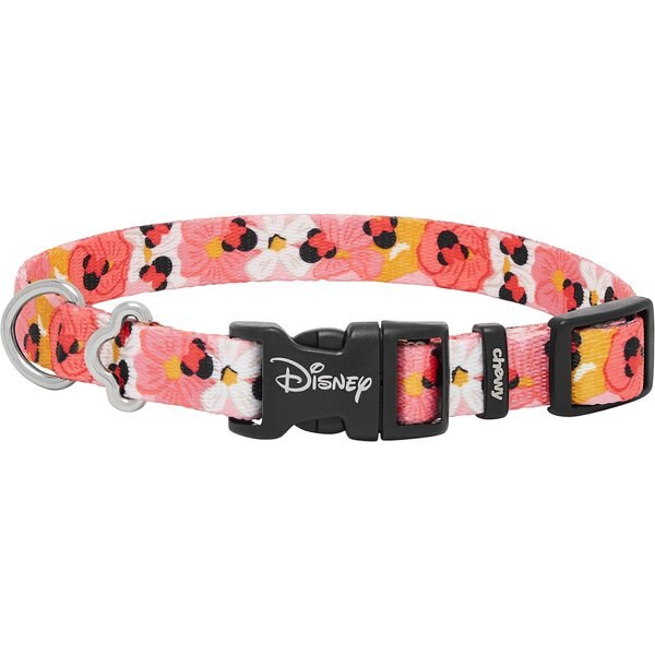 Out of Stock DISNEY Minnie Mouse Floral Dog Collar, SM Neck 10