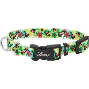 Disney Minnie Mouse Hawaiian Dog Collar, XS - Neck: 8 – 12-in, Width: 5/8-in