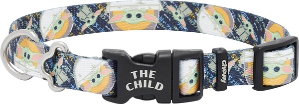 STAR WARS THE MANDALORIAN'S THE CHILD Dog Collar, SM - Neck: 10 – 14-in, W: 5/8-in slide 1 of 6