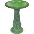 Exaco Bird Bath, 1.3-gal, Dark/Light Green
