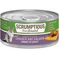 Scrumptious From Scratch Chicken & Salmon Dinner In Gravy Canned Cat Food, 2.8-oz, case of 12