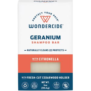 Wondercide Geranium & Citronella Dog & Cat Shampoo Bar, 4-oz bar