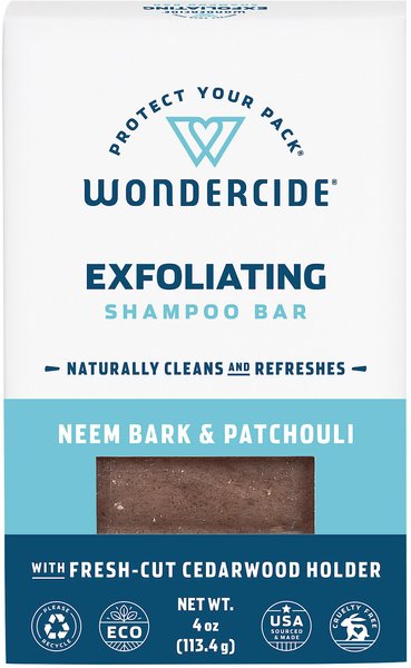 Wondercide Exfoliating Neem Bark & Patchouli Dog & Cat Shampoo Bar, 4-oz bar slide 1 of 9