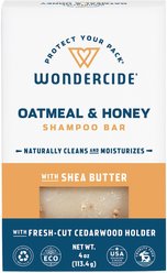 Wondercide Oatmeal & Honey Shea Butter Dog & Cat Shampoo Bar, 4-oz bar