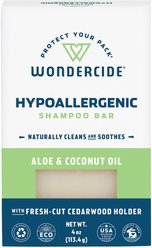 Wondercide Aloe & Coconut Oil Hypoallergenic Dog & Cat Shampoo Bar, 4-oz bar