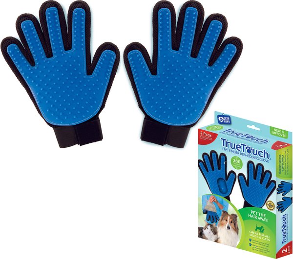 Discontinued TRUE TOUCH Five Finger Pet Deshedding & Hair Removal