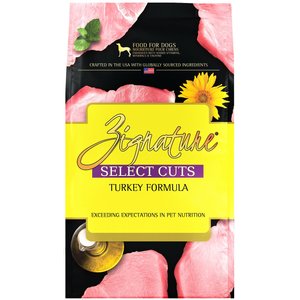 Zignature Select Cuts Turkey Formula Dry Dog Food, 4-lb bag