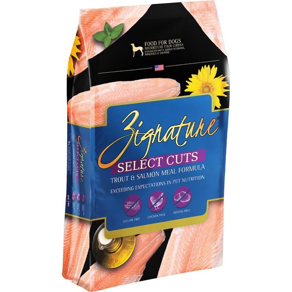 ZIGNATURE Small Bites Trout & Salmon Meal Limited Ingredient Formula