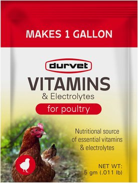 Durvent Vitamins and Electrolytes For Livestock And Poultry 100 Gram Supplements 