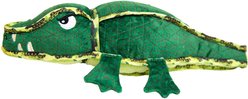 Outward Hound Xtreme Seamz Alligator Squeaky Plush Dog Toy, Medium